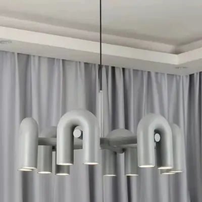 Lustre Plafond - CreativeU - shapedChandelier™ - Gris - Boutique Salaat