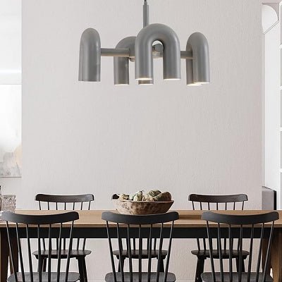 Lustre Plafond - CreativeU - shapedChandelier™ - Gris - Boutique Salaat