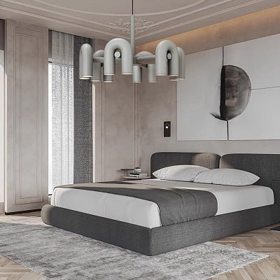 Lustre Plafond - CreativeU - shapedChandelier™ - Gris - Boutique Salaat