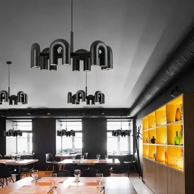 Lustre Plafond - CreativeU - shapedChandelier™ - Noir - Boutique Salaat