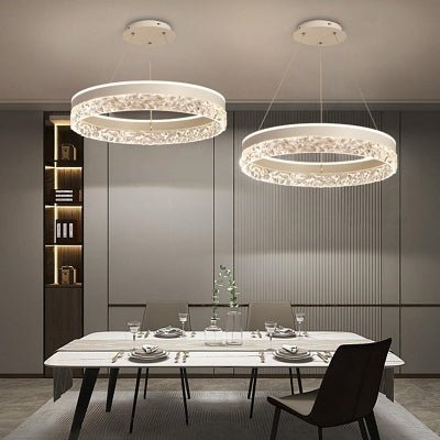 Lustre Plafond - NewAdjustableChandelier™ - Blanc - Boutique Salaat