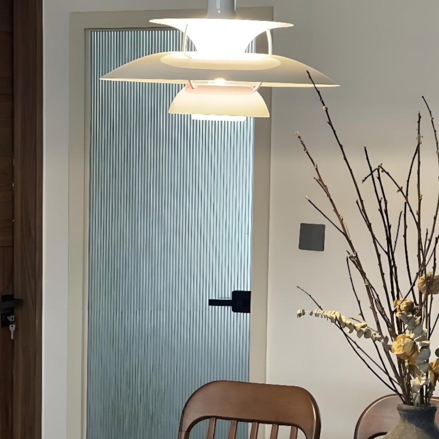 Lustre Plafond - UmbrellaLED™ - Blanc - Boutique Salaat