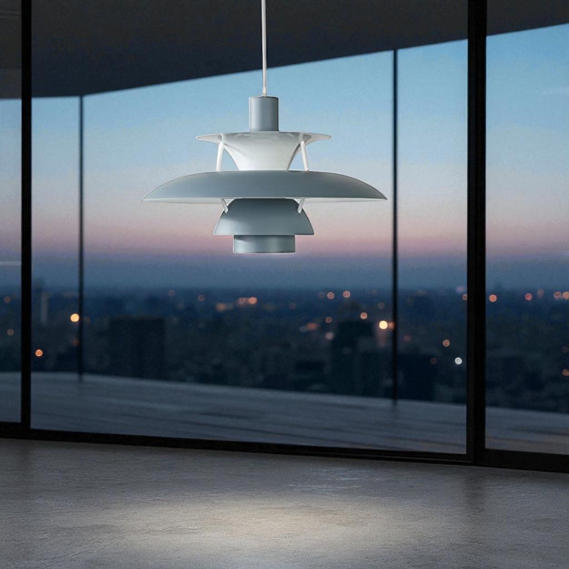 Lustre Plafond - UmbrellaLED™ - Gris - Boutique Salaat