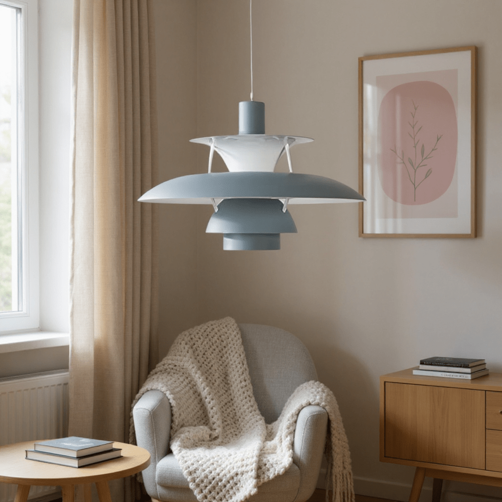 Lustre Plafond - UmbrellaLED™ - Gris - Boutique Salaat