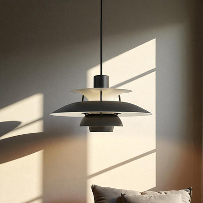 Lustre Plafond - UmbrellaLED™ - Noir - Boutique Salaat