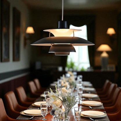 Lustre Plafond - UmbrellaLED™ - Noir - Boutique Salaat