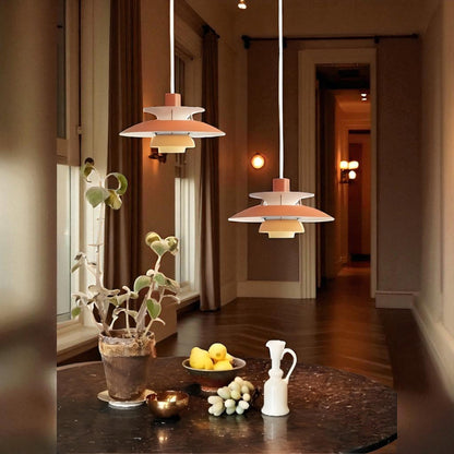 Lustre Plafond - UmbrellaLED™ - Orange - Boutique Salaat