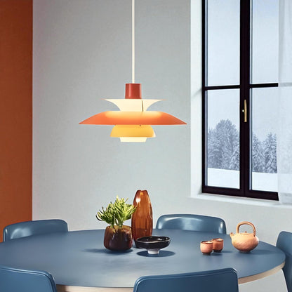 Lustre Plafond - UmbrellaLED™ - Orange - Boutique Salaat