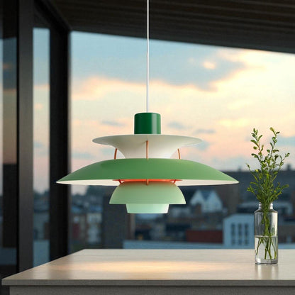 Lustre Plafond - UmbrellaLED™ - Vert - Boutique Salaat